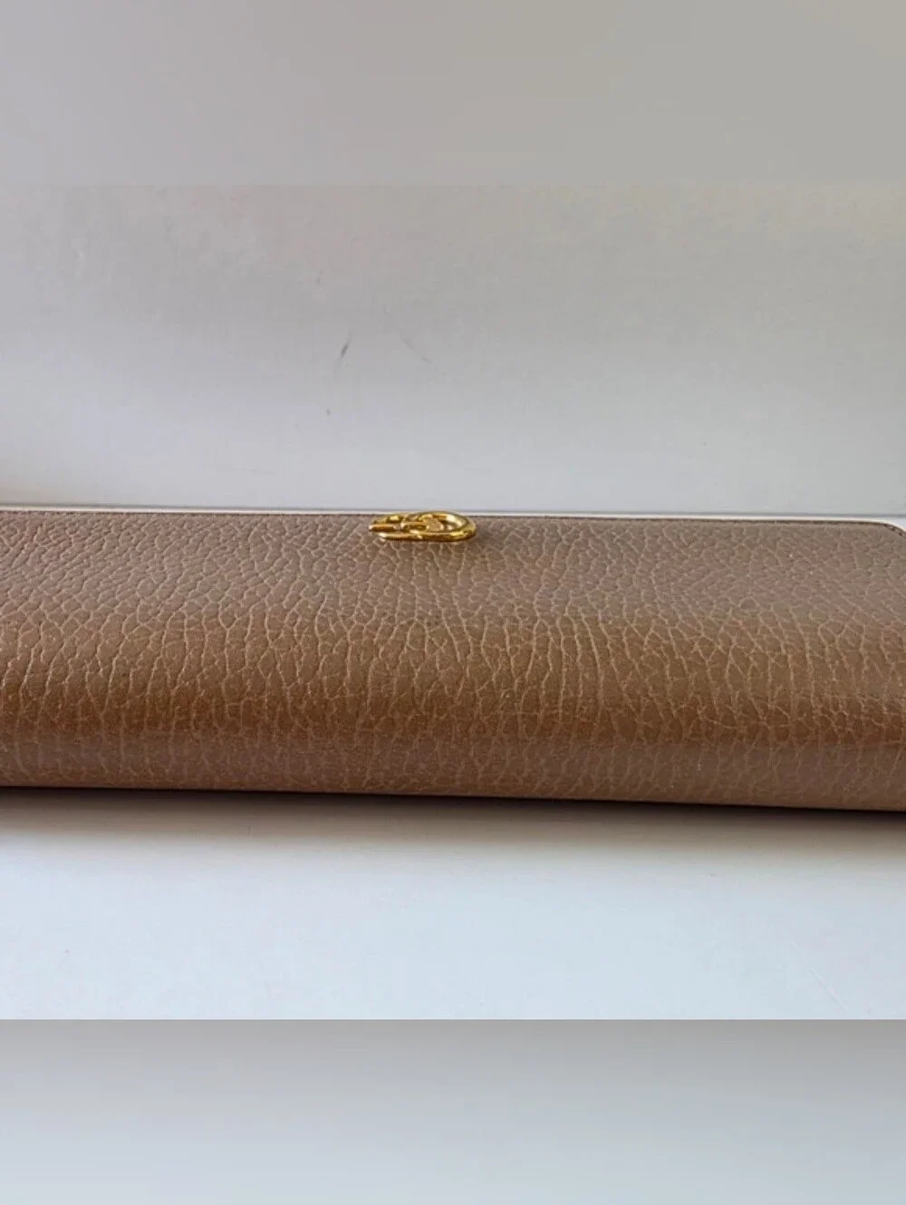 Gucci GG Marmont Taupe Continental Wallet Entrupy COA